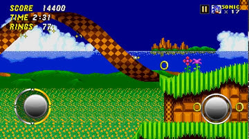 Blue Super Sonic in Sonic 2 Android (Gameplay + Tutorial)