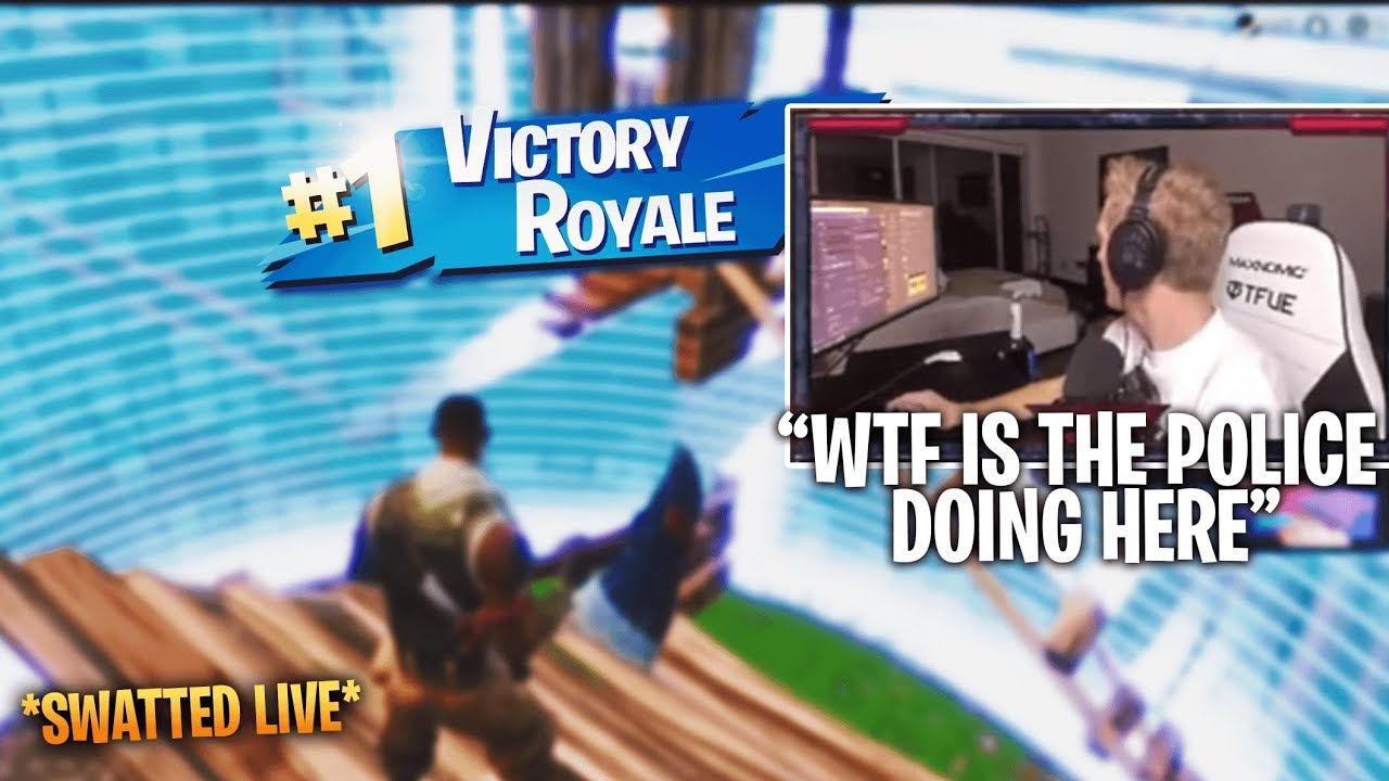 TFUE GETS *SWATTED LIVE* ON STREAM!