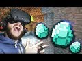 ЭТО МОИ ПЕРВЫЕ АЛМАЗЫ В МАЙНКРАФТЕ В ВИРТУАЛЬНОЙ РЕАЛЬНОСТИ! - Minecraft VR - HTC Vive ВР