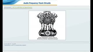 Audio Frequency Track Circuits