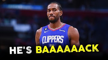 Kawhi Leonard Returns: The Load Management Legend Strikes Again!