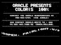 Oracle - Coloris 100% Cracktro (1990 Amiga)