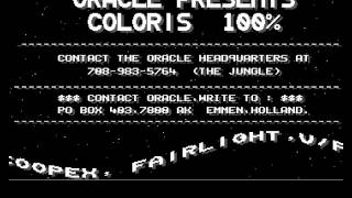 Oracle - Coloris 100% Cracktro (1990 Amiga)