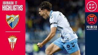 Resumen #PrimeraFederación | Málaga CF 2-1 Algeciras CF | Jornada 17, Grupo 2