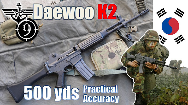 Daewoo K2 (S. Korean main rifle) to 500yds: Practical Accuracy