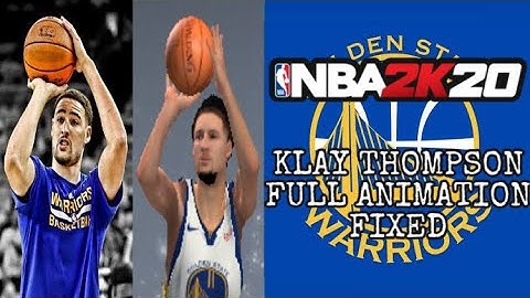 Klay Thompson Full Animation Fixed | NBA 2K20 Mobile