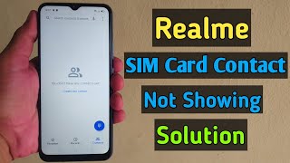 Realme SIM Card Contact Not Showing Solution 2020 | New Realme Mobile Solution