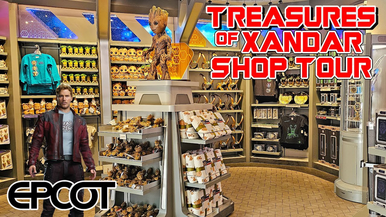 Treasures of Xandar | Guardians of the Galaxy Shop at EPCOT Walt Disney World (Aug 2024) [4K]