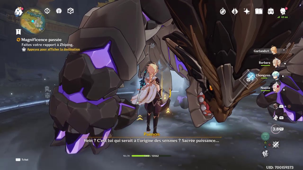 Genshin Impact Géosaure Antique . Boss Fight YouTube