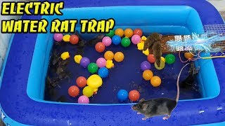 Water Mouse Trap - Best Rat Trap with Swimming pool and Battery 12V - Rat Swimming