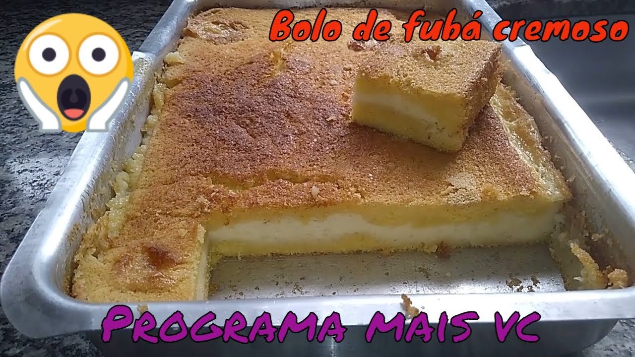 Bolo de fubá cremoso Receita por Maria Tereza - Cookpad