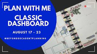 Plan With Me! | Classic Dashboard Happy Planner | Live Love Posh Stickers | Aug 17-23, 2026