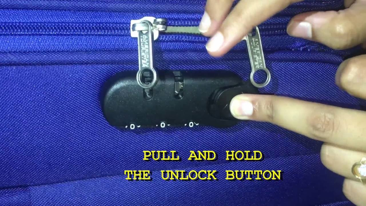 How to Unlock American Tourister Trolley Bag - IBC24