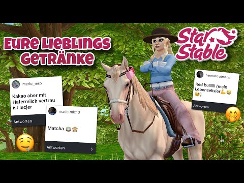 Eure LIEBLINGS GETRÄNKE!🤭🥤// Star Stable Leveltime🐎