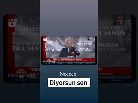 Devlet Bahçeli: Sam Tony Jony Herkel alayı birden.... Allah akıl fikir versin 😂 #devletbahçeli