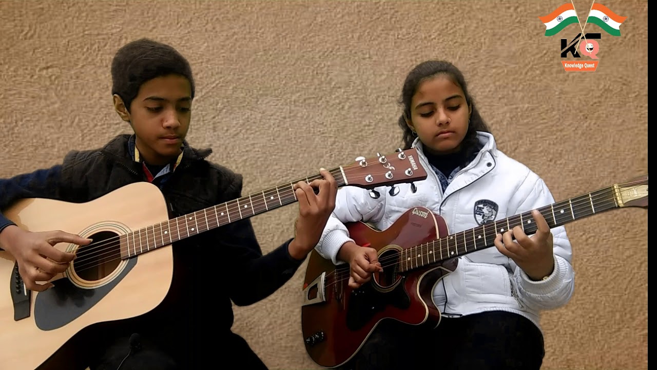 National song of India  Vande Mataram   guitar cover