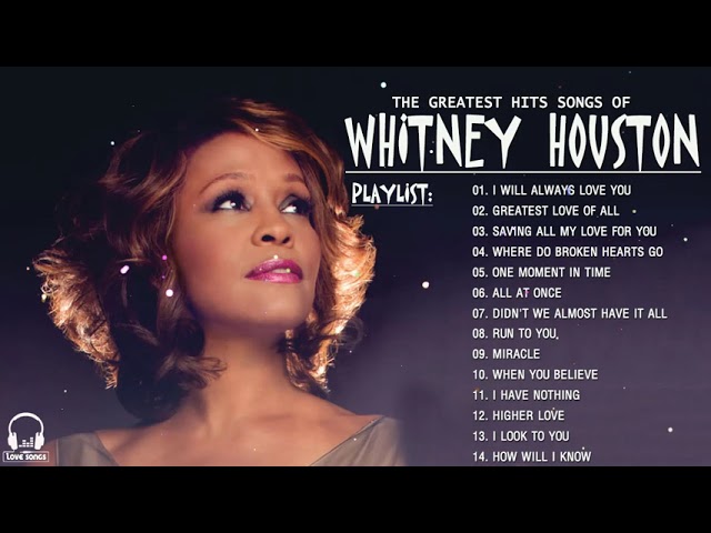1 Hours of Greatest Hits 2021 With Whitney Houston| Whitney Houston Best Song Ever All Time class=