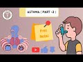 Asthma part 2 - obstructive lung disease. Free notes available #asthmaattack #asthmamanagement