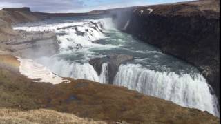 Gulfoss Waterfall In Iceland