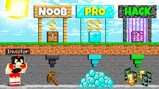 MINECRAFT: CÓMO ROBAR LA BASE SEGURA NOOB VS PRO VS HACKER VS DIOS 💰😱 BASE DE 1$ VS 10.000$