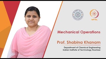 Mechanical Operations I  Video About Course