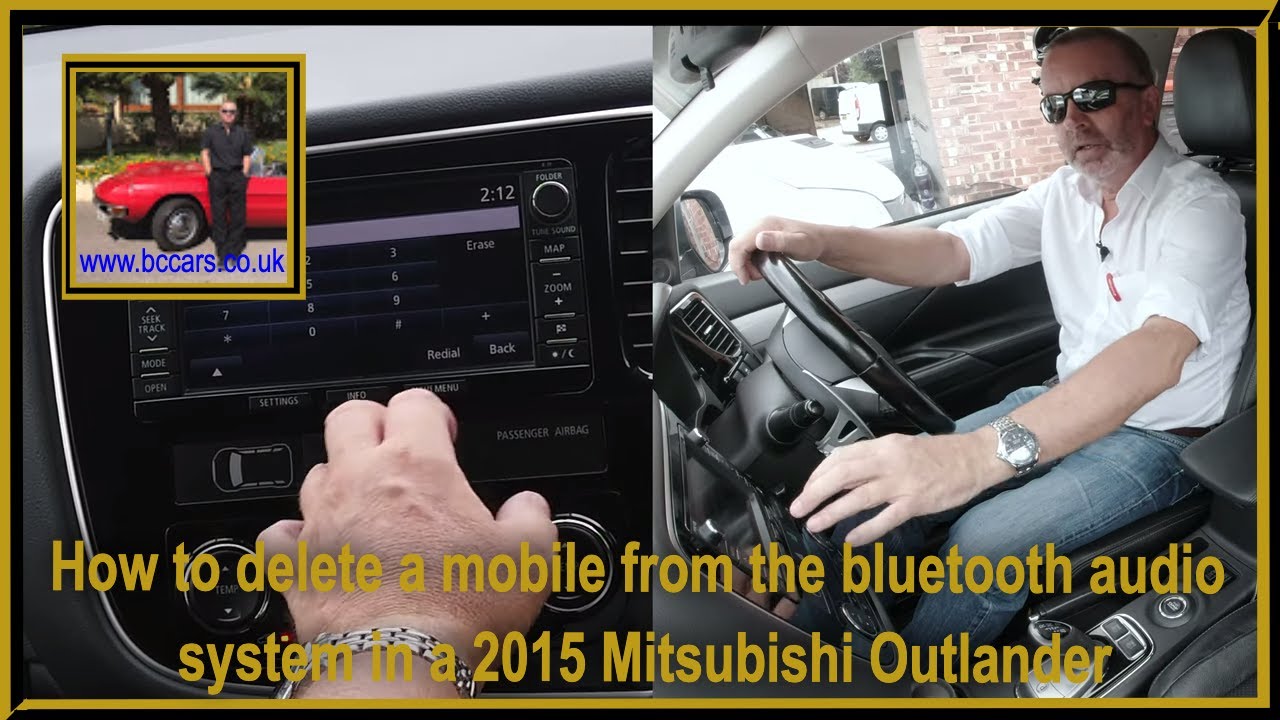 How To Delete A Mobile From The Bluetooth Audio System In A 2015 Mitsubishi Outlander