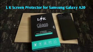L K Screen Protector for Samsung Galaxy A20