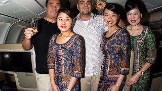 The World's Longest Commercial Flight from Singapore to Newark, SQ22 in 6 minutes!