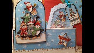 Crafting with Hunkydory Festive Friends (christmas blockbuster 2023) Snow much fun