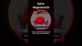 Sahra Wagenknecht im Bundestag über die die Ampel-Regierung. shorts politik deutschland