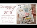 December Daily 2019 | Part 3: Filling the next 2 hinges – Crate Paper Snowflake