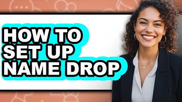 How to Set Up Name Drop (only Way)