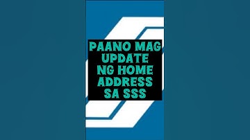 Paano mag update ng home address sa SSS (para maka file ng loan). #paano #howto #sss #loan #pinoy