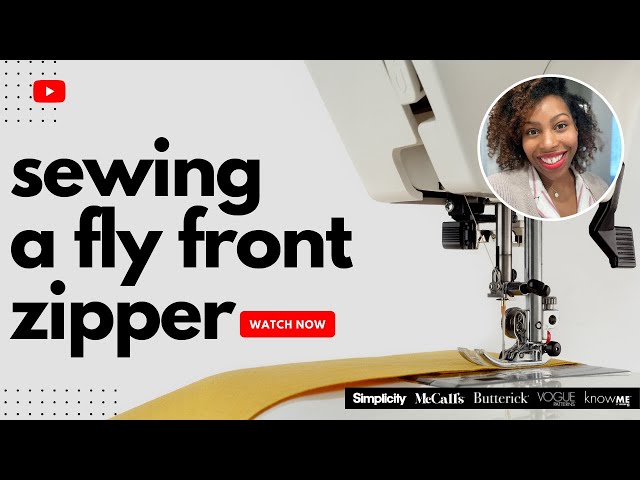 How-to Sew: Fly Front Zipper with Brittany J Jones 