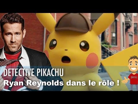Ryan Reynolds va jouer Pikachu dans le film Pokémon