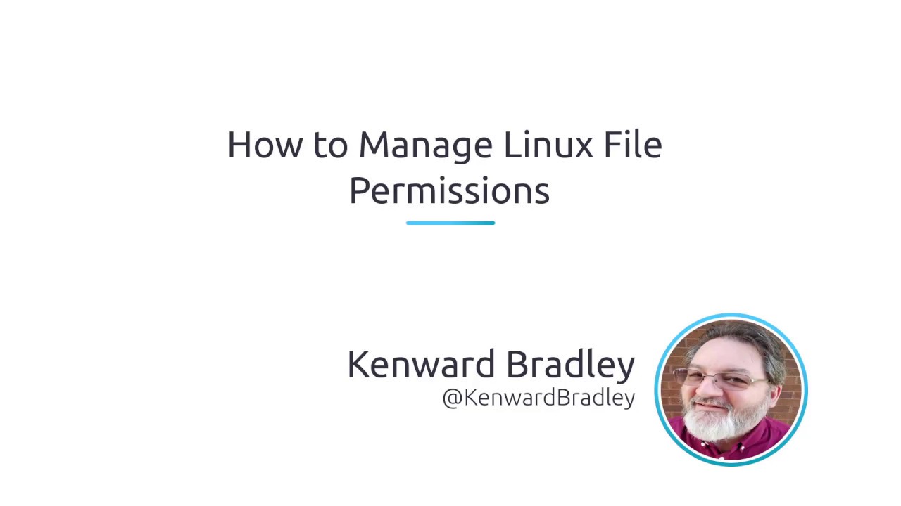 How To Manage Linux File Permissions - YouTube