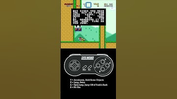 Mario Kaizo Tips - The Key Jump (method #1) | SMW Kaizo: Learn 2 Kaizo | NeXuS15 | #shorts