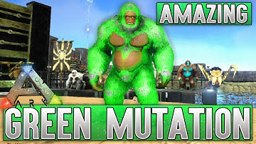 LOOK AT THIS THING! INSANE GREEN APE! - GIGANTOPITHECUS - Ark Survival Evolved - Xbox One