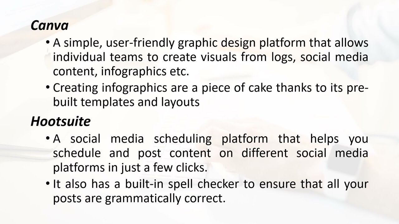 Helpful Content Marketing Tools Module 3