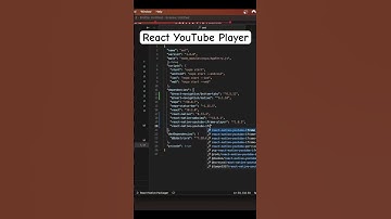 Create React Native Video Player #coding #shorts