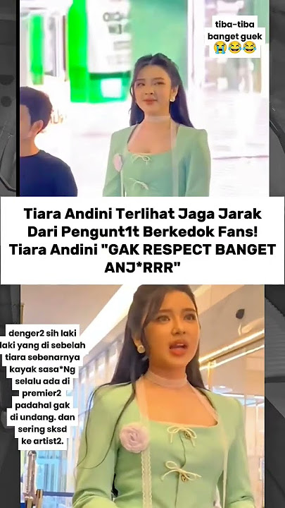 Tiara Andini Jaga Jarak Ke Fans #shortvideo #viralvideo #artist #tiaraandini