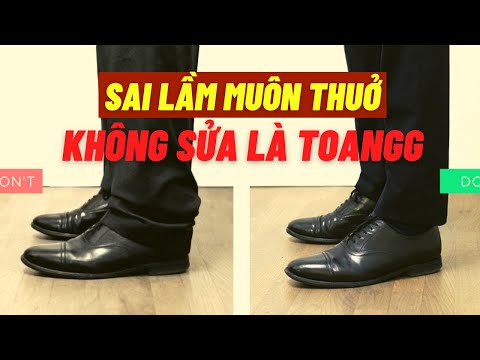 Video: Đi giày gì để mặc quần tây cắt xén vào mùa thu thật phong cách