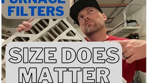Home Furnace Air Filters.  Are 4" Filters Better Than 1"?