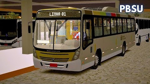 Neobus Mega 2006 Mb Of-1722M • Linha 01 | Mapa Rota Rural V2 #pbsu 