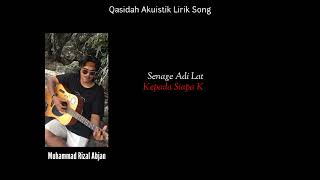 Qasidah Ongo Yo Doro__Lirik Video Cover Song M Rizal Abjan