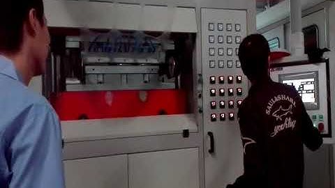 TQC 650B food tray lid thermoforming machine