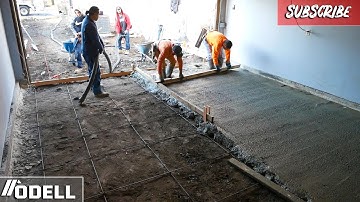 Pouring a Concrete Garage Floor! CRACKED AND RAISED!