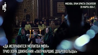 «Да исправится молитва моя». Трио хора движения «Патриаршие добровольцы»