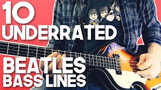 10 Underrated BEATLES Bass Lines chords