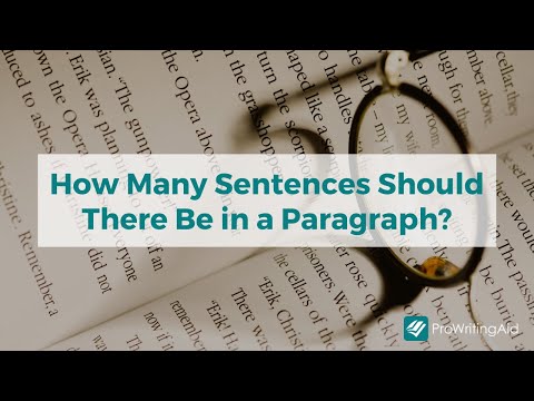 How Many Sentences Should Be in a Paragraph?